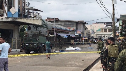 IS Nyatakan Bertanggung Jawab Atas Serangan Bom Jibaku Kembar di Gereja Jolo Filipina 